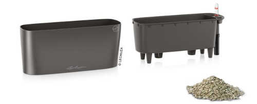 DELTA 10-20 Charcoal Metallic Planters as Full Set